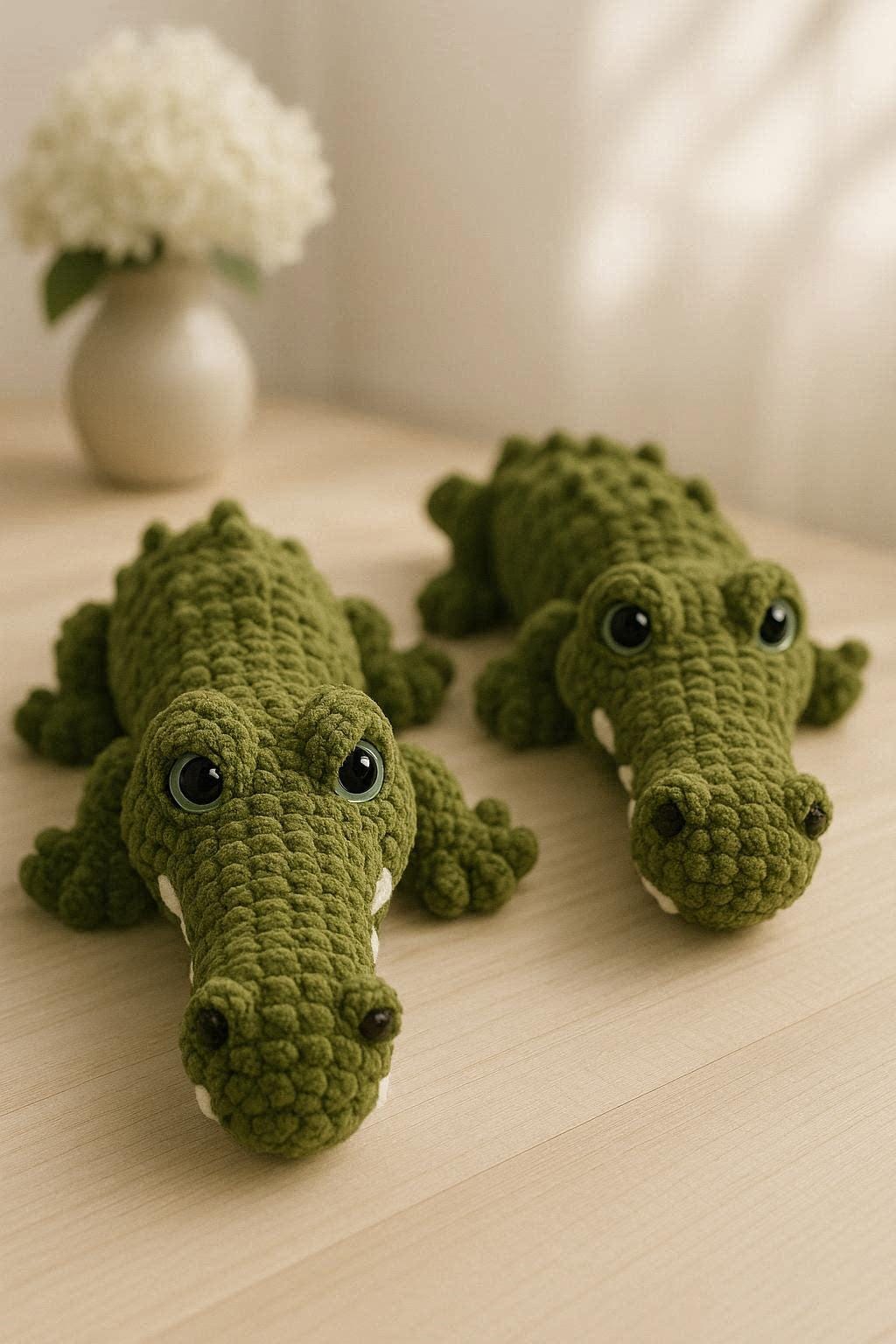 Crocodile Amigurumi Crochet Pattern PDF | Plush Crocodile Toy | Stuffed Animal Crochet Pattern | Cute Animal Amigurumi