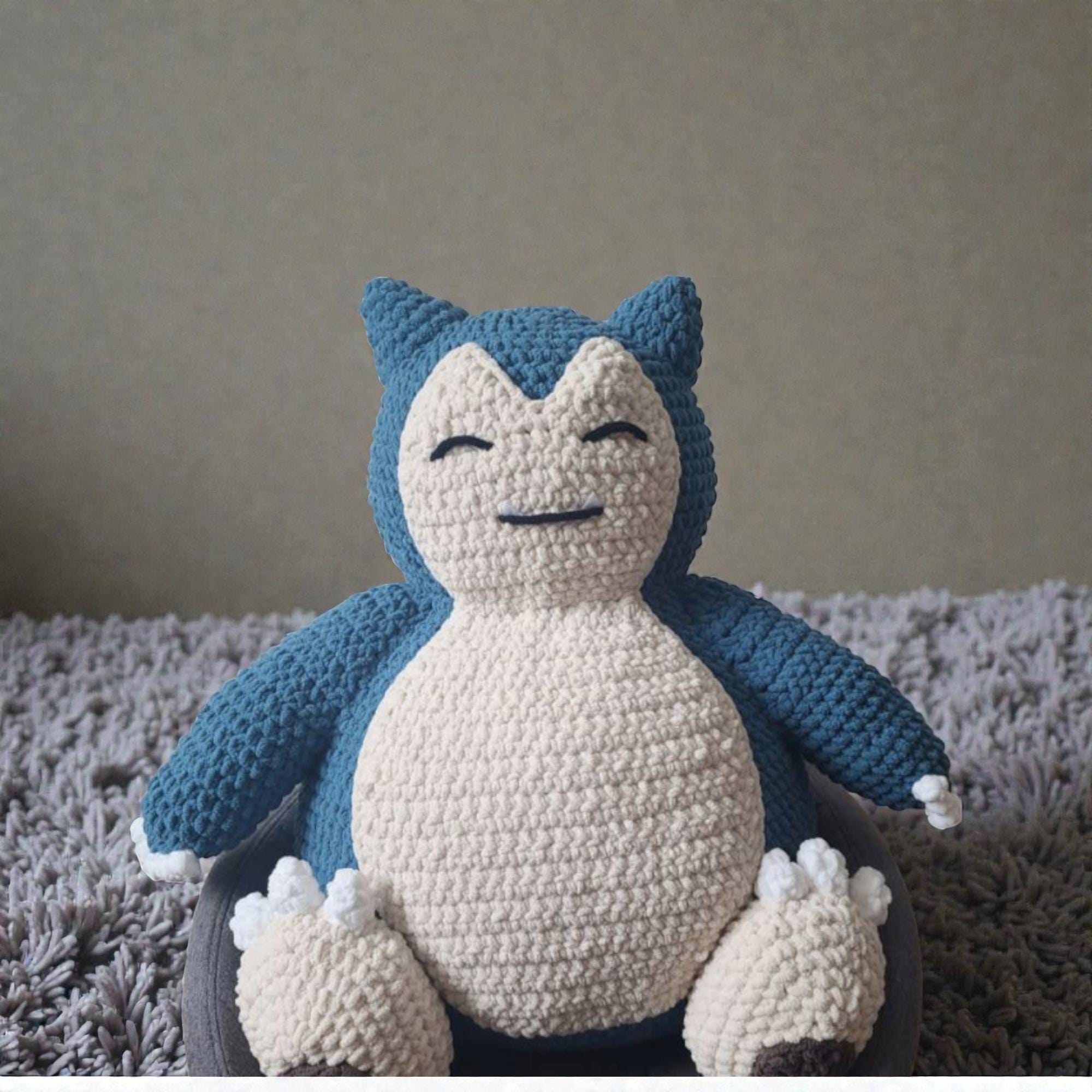 Sleepy Monster Amigurumi Crochet Pattern – Chubby Sleeping Creature – Cute Plush Toy – Step by Step Photo Tutorial – PDF Pattern