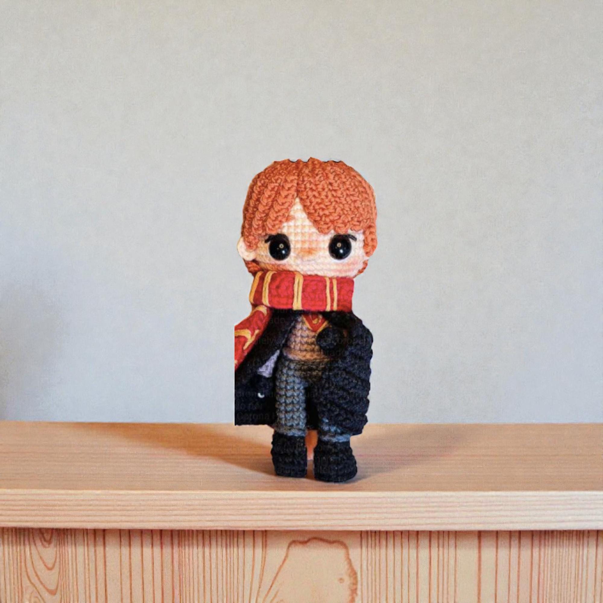 Red Hair Wizard Amigurumi Pattern | Cute Crochet Fantasy Doll | PDF Pattern | Wizard Plush
