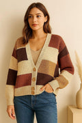 Patchwork Crochet Cardigan Pattern – Step by Step Photo Tutorial – Size Adjustment Guide Included – Modern Handmade Sweater
