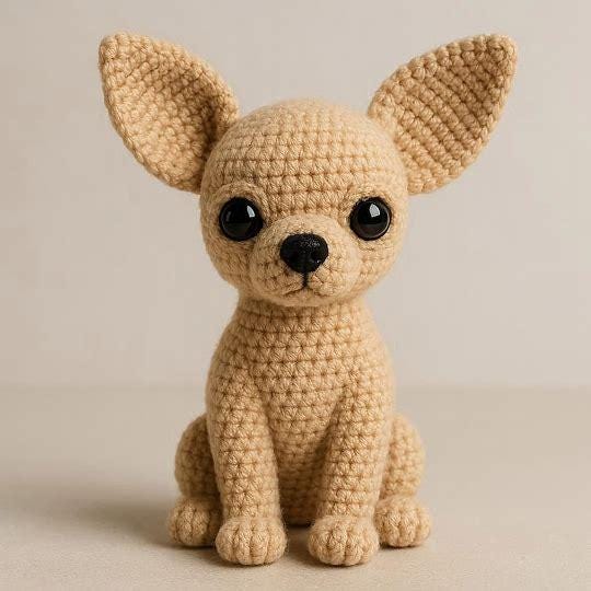 Dog Amigurumi Bundle – 4 Crochet Dog Patterns PDF – French Bulldog, Dachshund, Chihuahua & Husky Crochet Set
