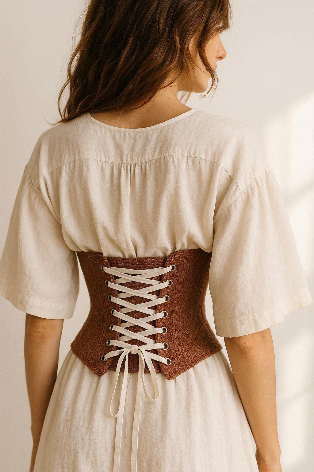 Crochet Corset Top Pattern PDF  – Lace Up Bustier – Adjustable Crochet Corset – Beginner Friendly Summer Top