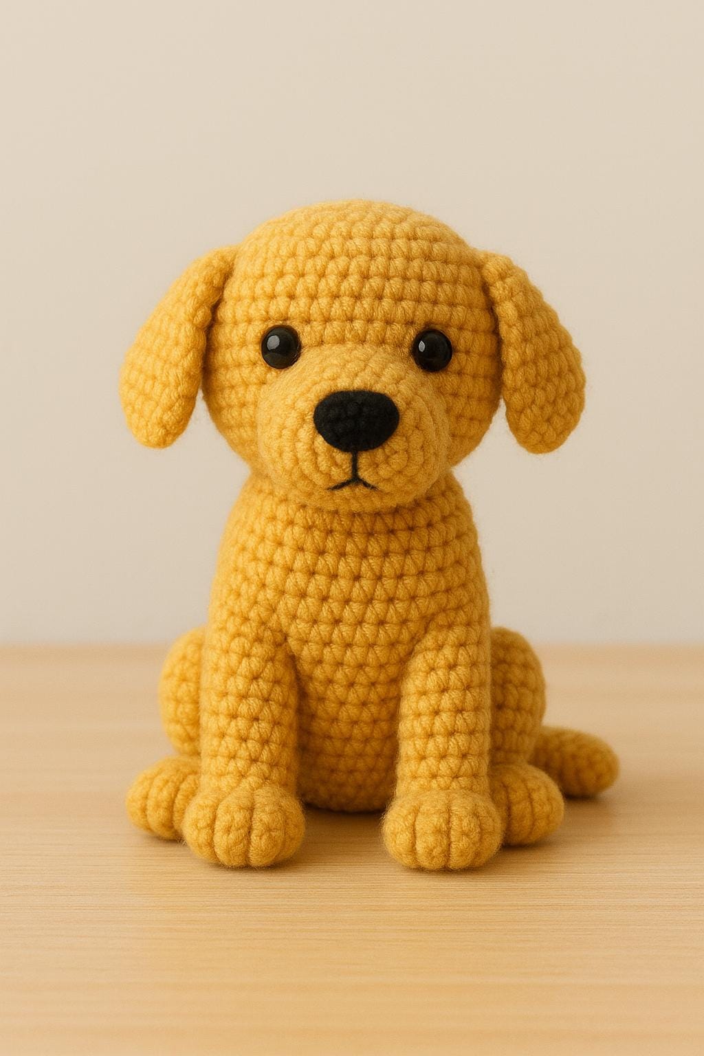 Golden Retriever Dog Amigurumi Crochet Pattern PDF | Puppy Plush Toy Tutorial | Easy Animal Crochet | Schema Uncinetto Cane Cucciolo PDF