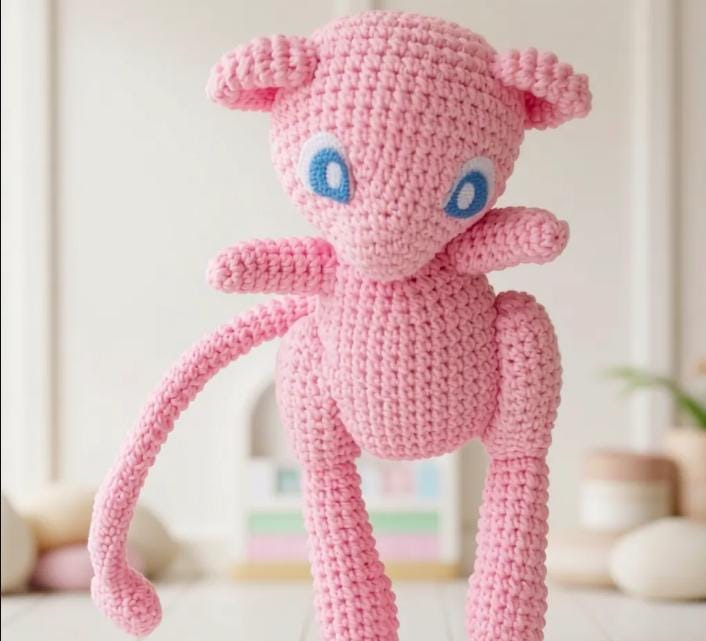 Mystical Pink Amigurumi – Cute Fantasy Creature Crochet Pattern, Soft Toy DIY, Instant Download