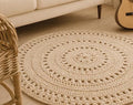 Round Crochet Rug Pattern PDF • Easy Circle Carpet • Modern Home Decor • Beginner Friendly cozy