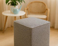 Square Ottoman Crochet Pattern -- Modern Crochet Pouf -- Photo Tutorial step -- Footstool PDF -- Home Decor