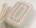 Crochet Makeup Bag Pattern PDF, Small Zipper Pouch, Cosmetic Tutorial, Beginner, Travel Toiletry, DIY